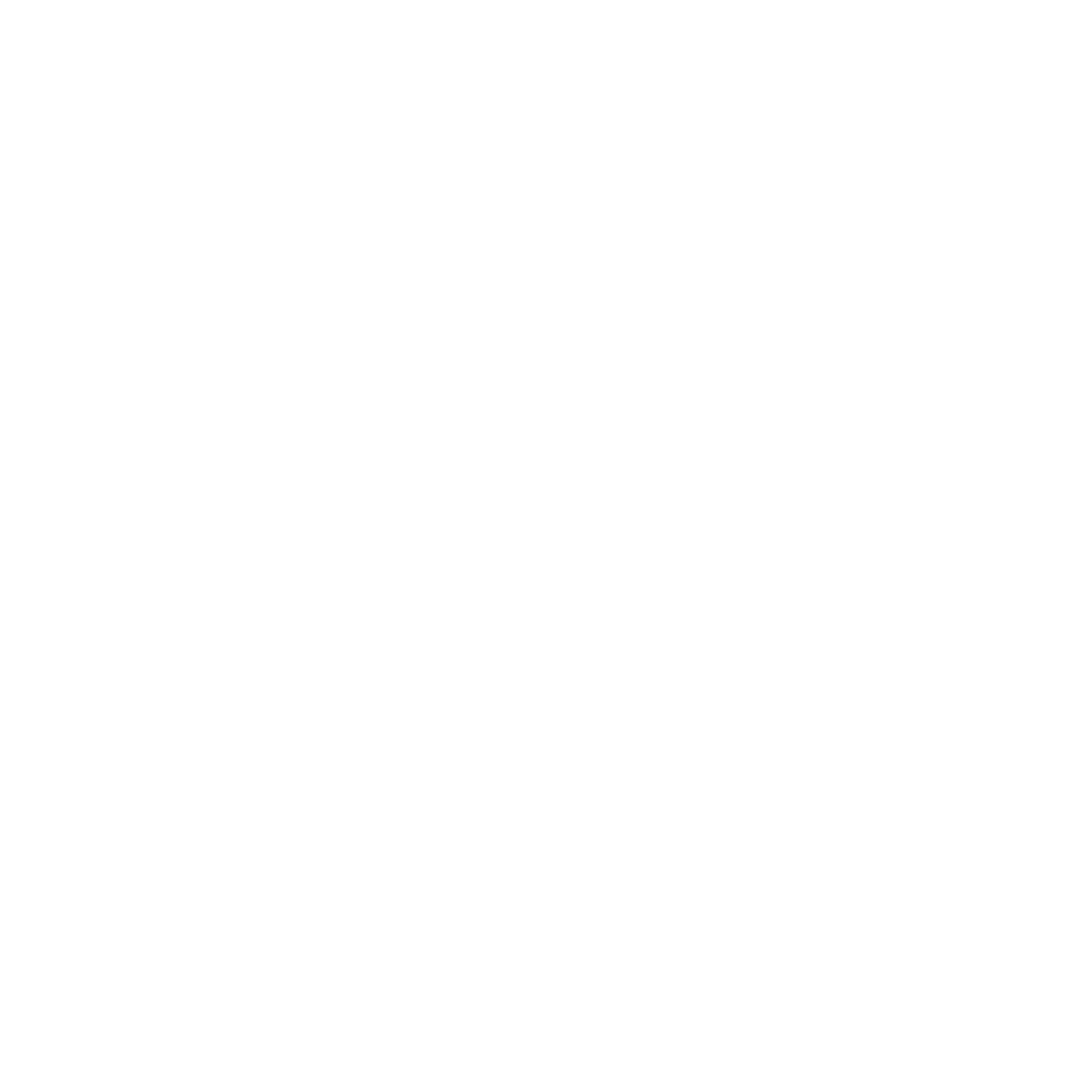 Arch Gateway Negative Space Logo #ffffff