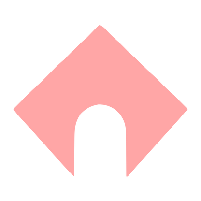 Arch House Diamond Logo #ffa6a6