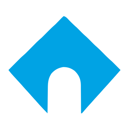 Arch House Diamond Logo #00a3e4