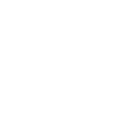 Greek Temple Columns Logo #ffffff