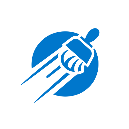 Satellite Brush Logo #0077CC