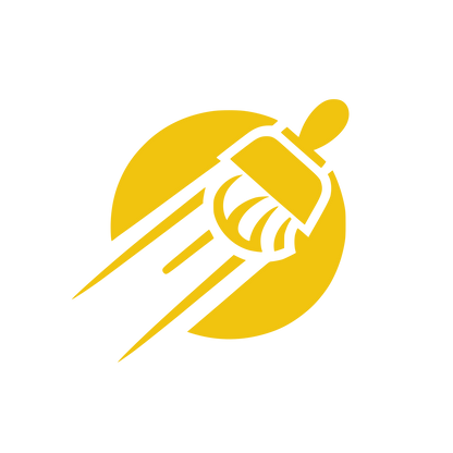 Satellite Brush Logo #F1C40F