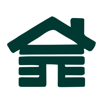 Hand-Drawn Cabin Logo #003932