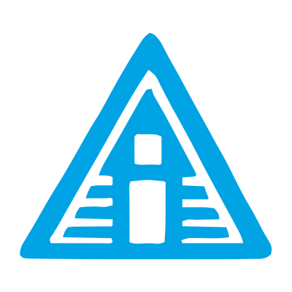 A-Frame Cabin Logo #00a3e4