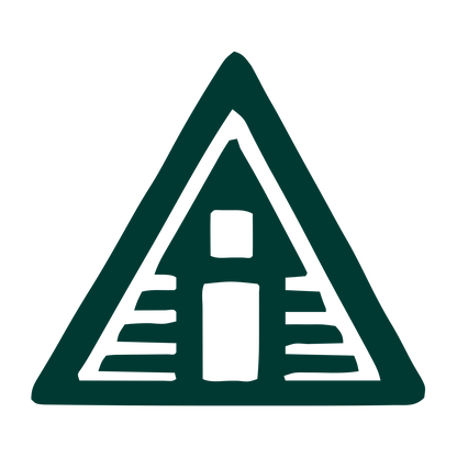 A-Frame Cabin Logo #003932