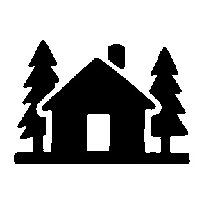 Cabin in Forest Logo