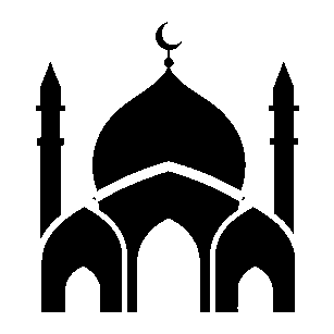 Mosque Dome Silhouette Logo