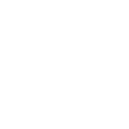 Mosque Dome Silhouette Logo #ffffff