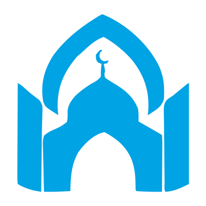 Layered Mosque Arch Logo #00a3e4