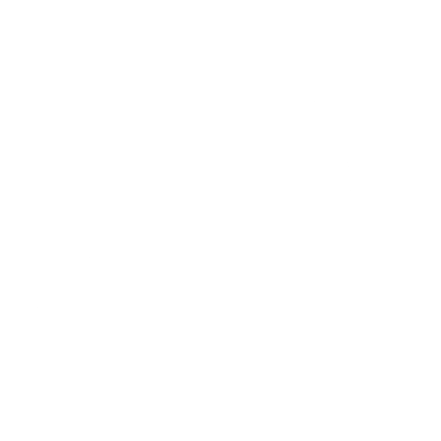 Layered Mosque Arch Logo #ffffff