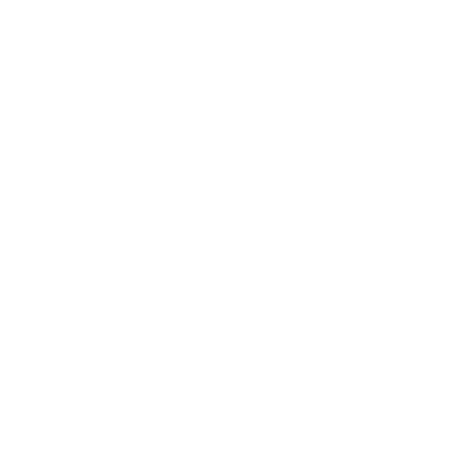 Layered Mosque Arch Logo #ffffff