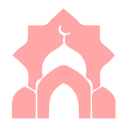 Mosque Dome Arch Logo #ffa6a6