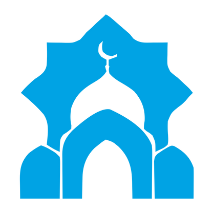 Mosque Dome Arch Logo #00a3e4