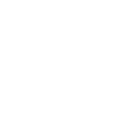 Mosque Dome Arch Logo #ffffff