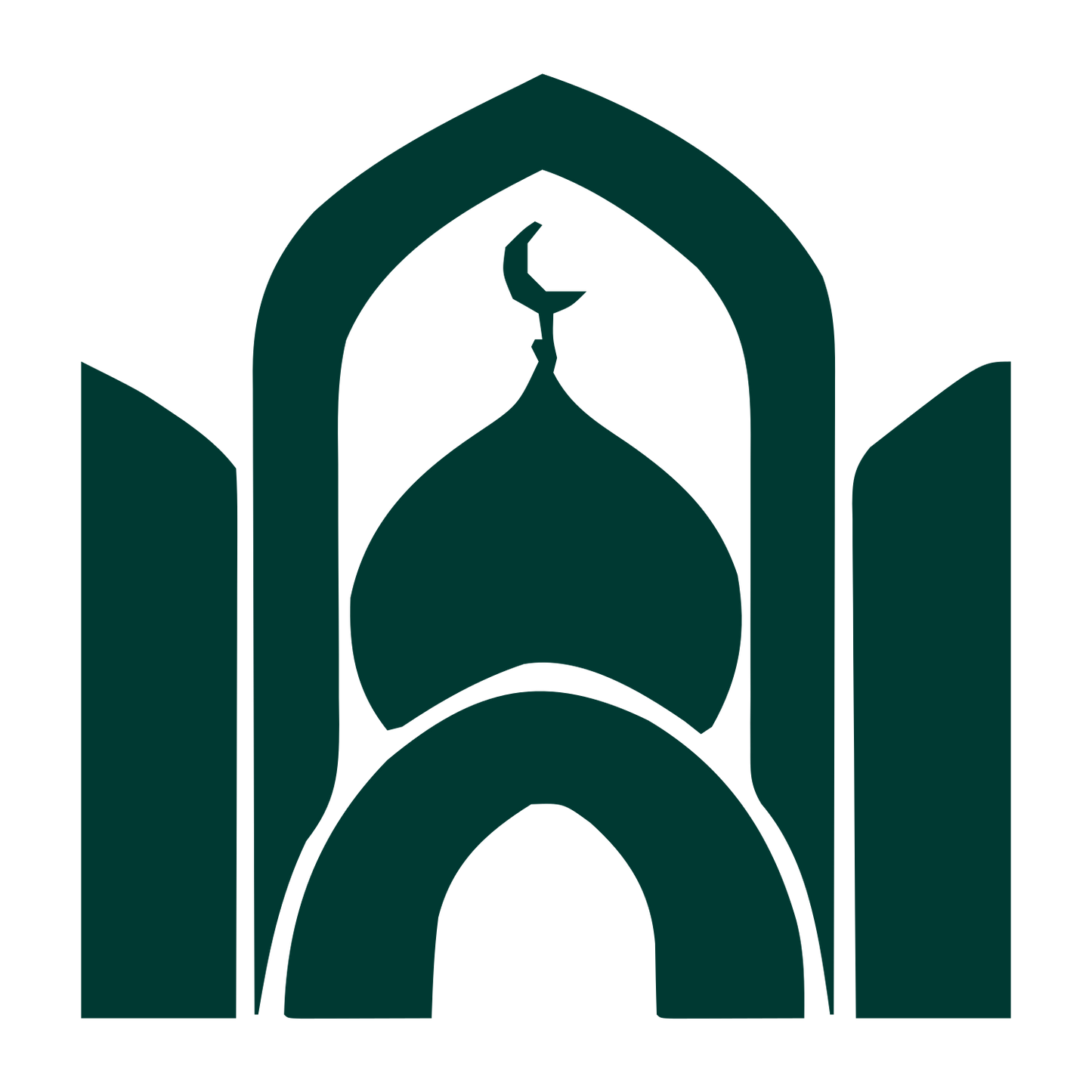 Mosque Arch Dome Logo #003932