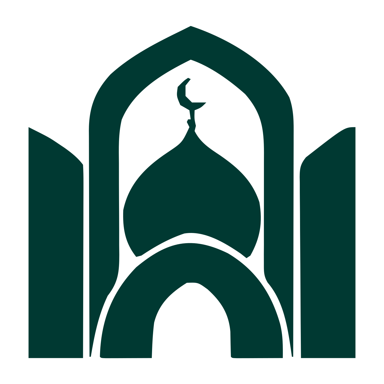 Mosque Arch Dome Logo #003932