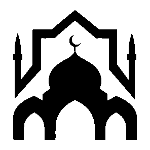Mosque Silhouette Arch Logo