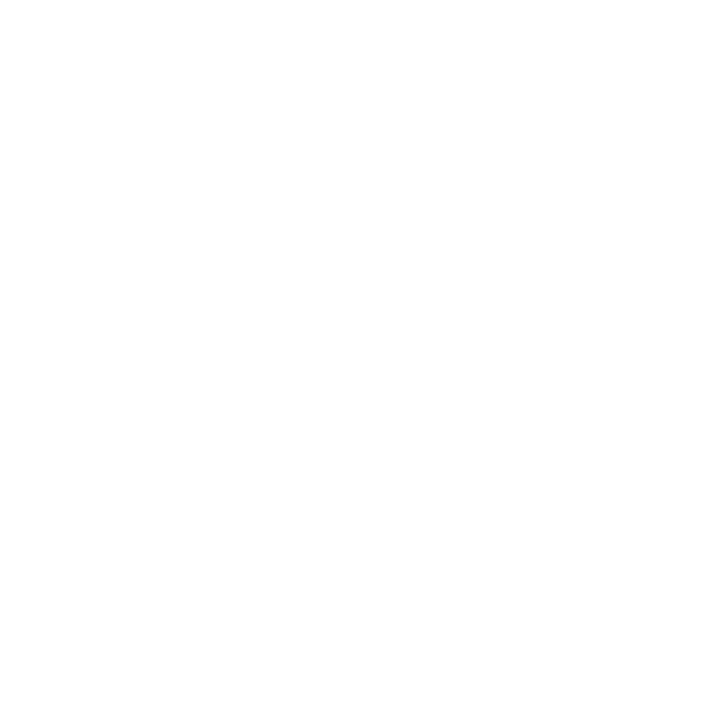 Mosque Silhouette Arch Logo #ffffff