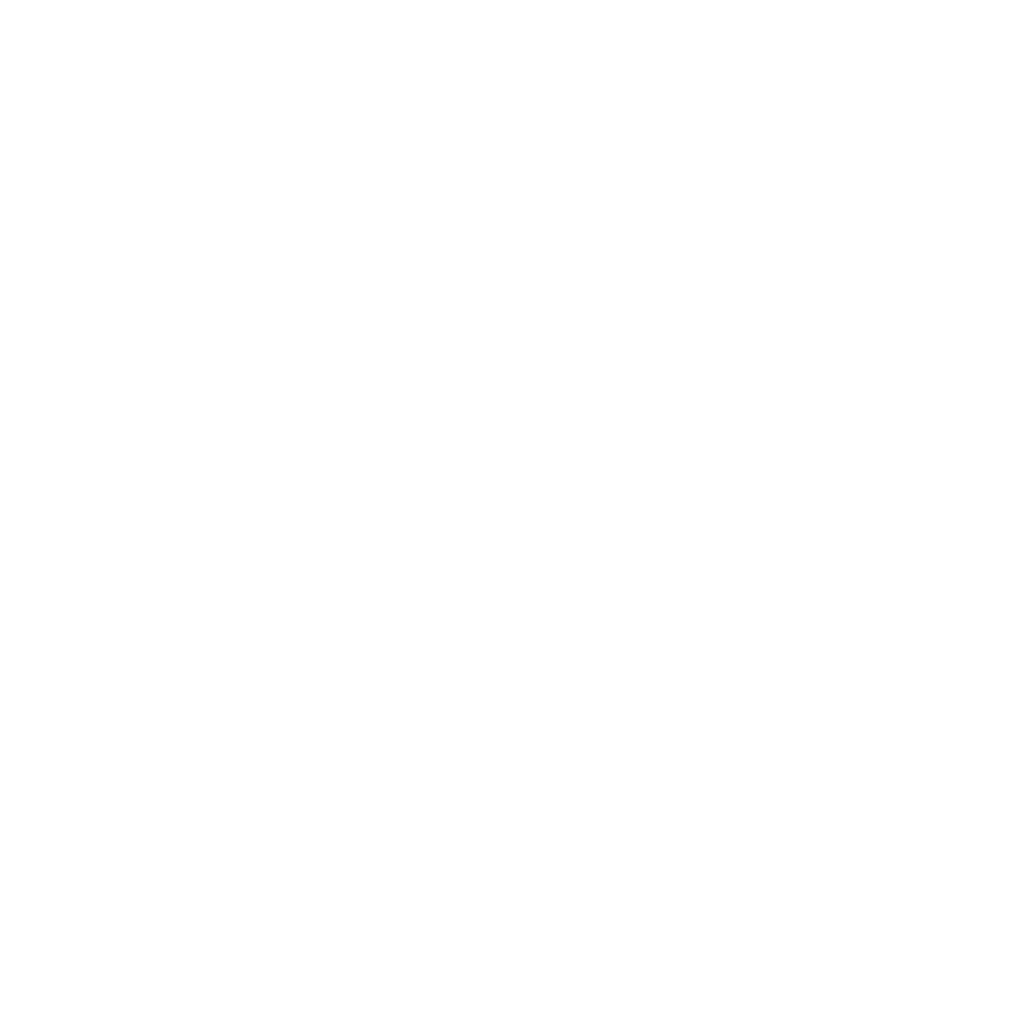 Crescent Mosque Dome Logo #ffffff