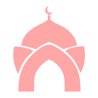 Mosque Dome Arch Logo #ffa6a6