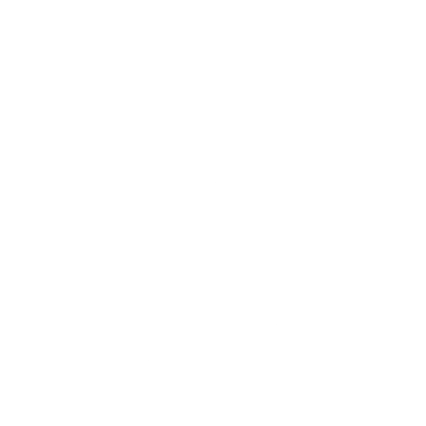 Mosque Dome Arch Logo #ffffff