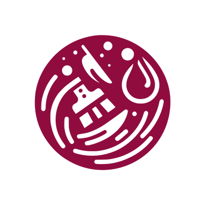 Spacecraft Circular Logo #900C3F