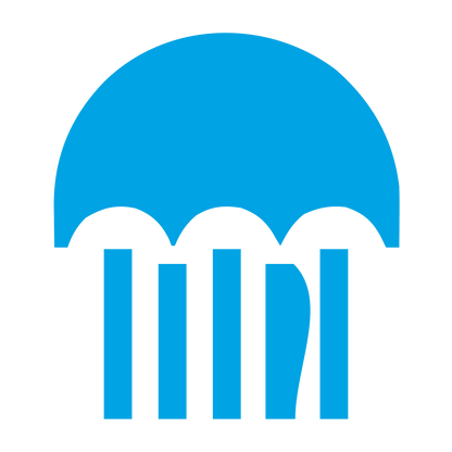 Jellyfish Swiss Style Logo #00a3e4