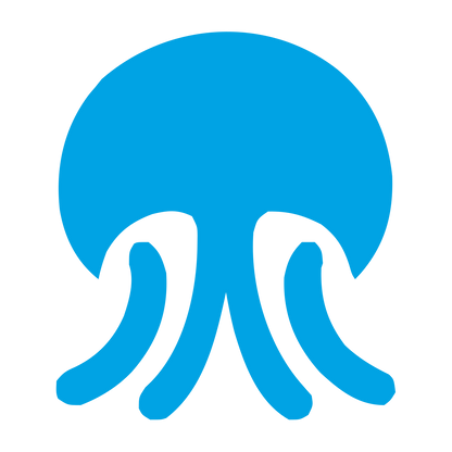 Bold Jellyfish Logo #00a3e4