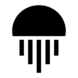Swiss Style Jellyfish Logo