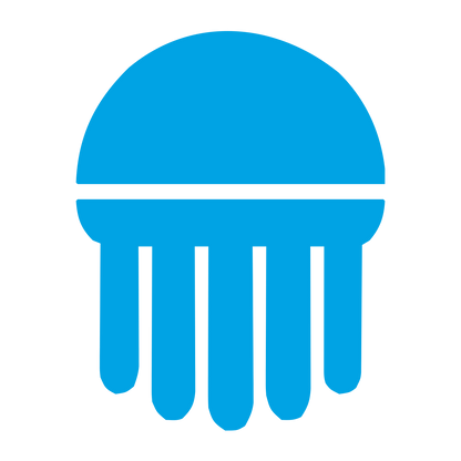 Solid Jellyfish Logo #00a3e4
