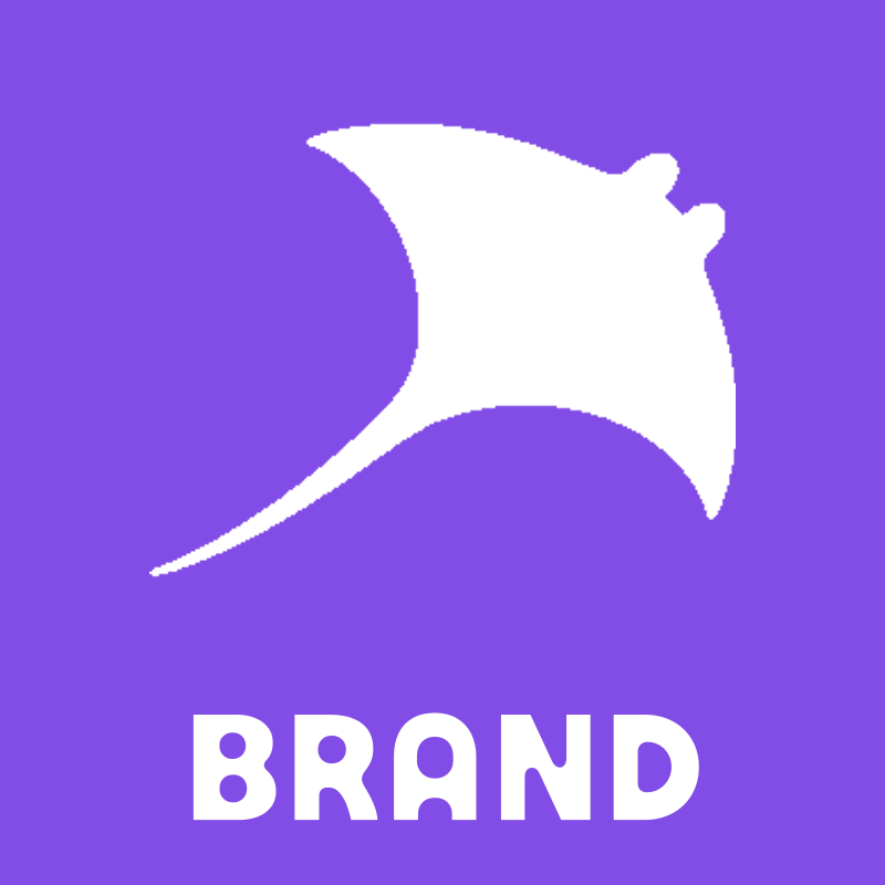 Manta Ray Pictogram Logo preview