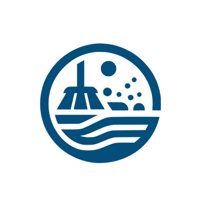 Nautical Landscape Logo #034E7B