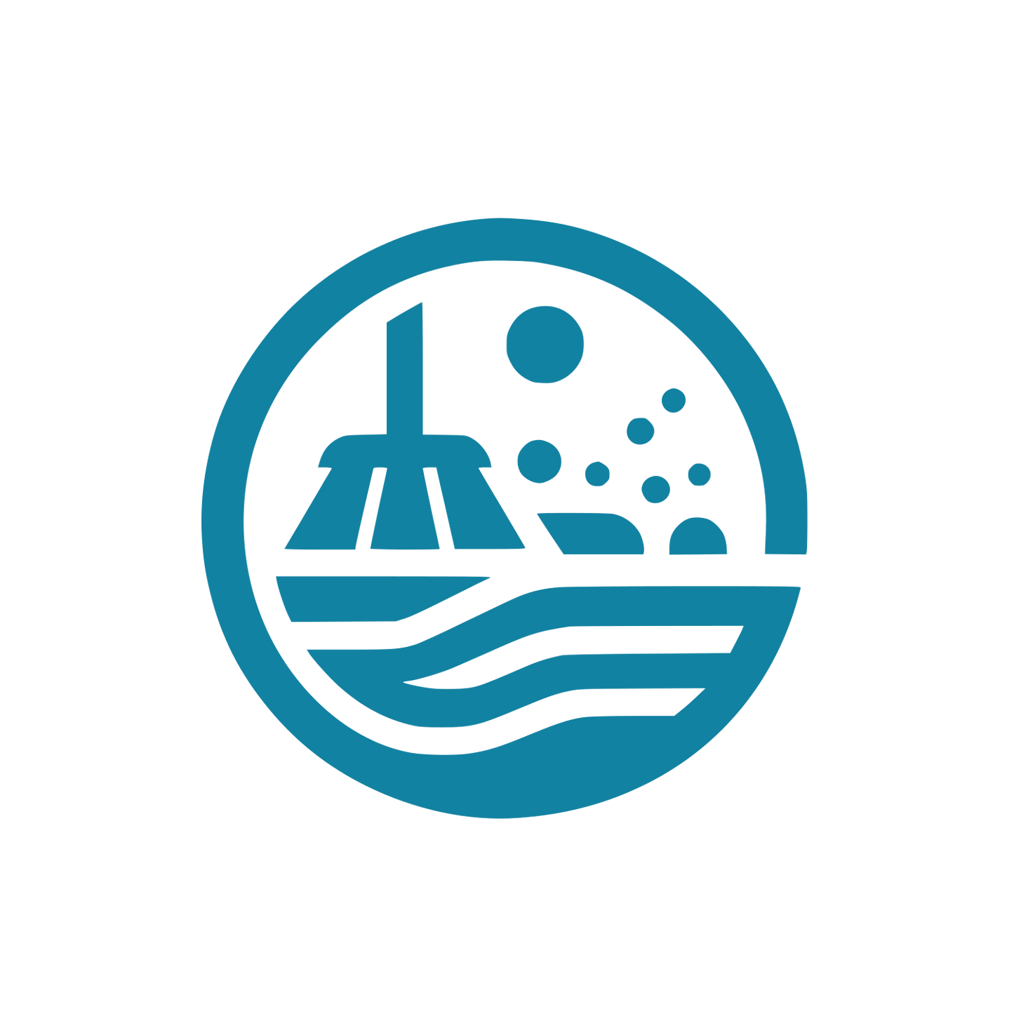 Nautical Landscape Logo #1282A2