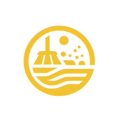 Nautical Landscape Logo #F4C430