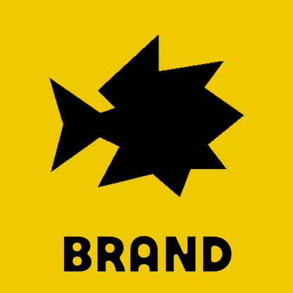 Spiky Pufferfish Silhouette Logo preview