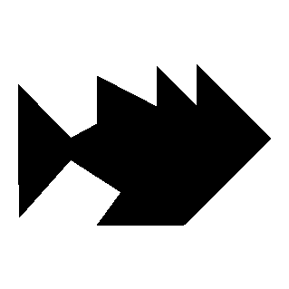 Pufferfish Arrow Logo