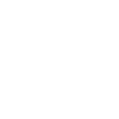 Comet Trail Arc Logo #ffffff