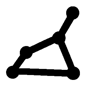 Monoline Constellation Node Logo