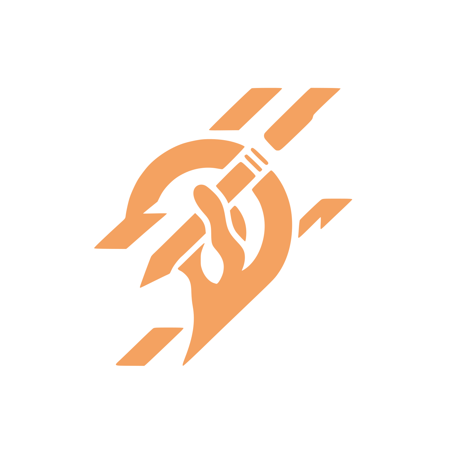 Electricity Tool Logo  #F4A261