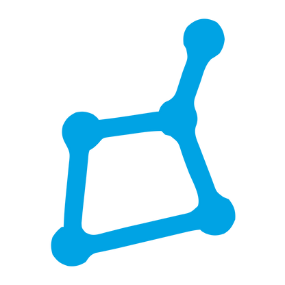 Monoline Constellation Logo #00a3e4