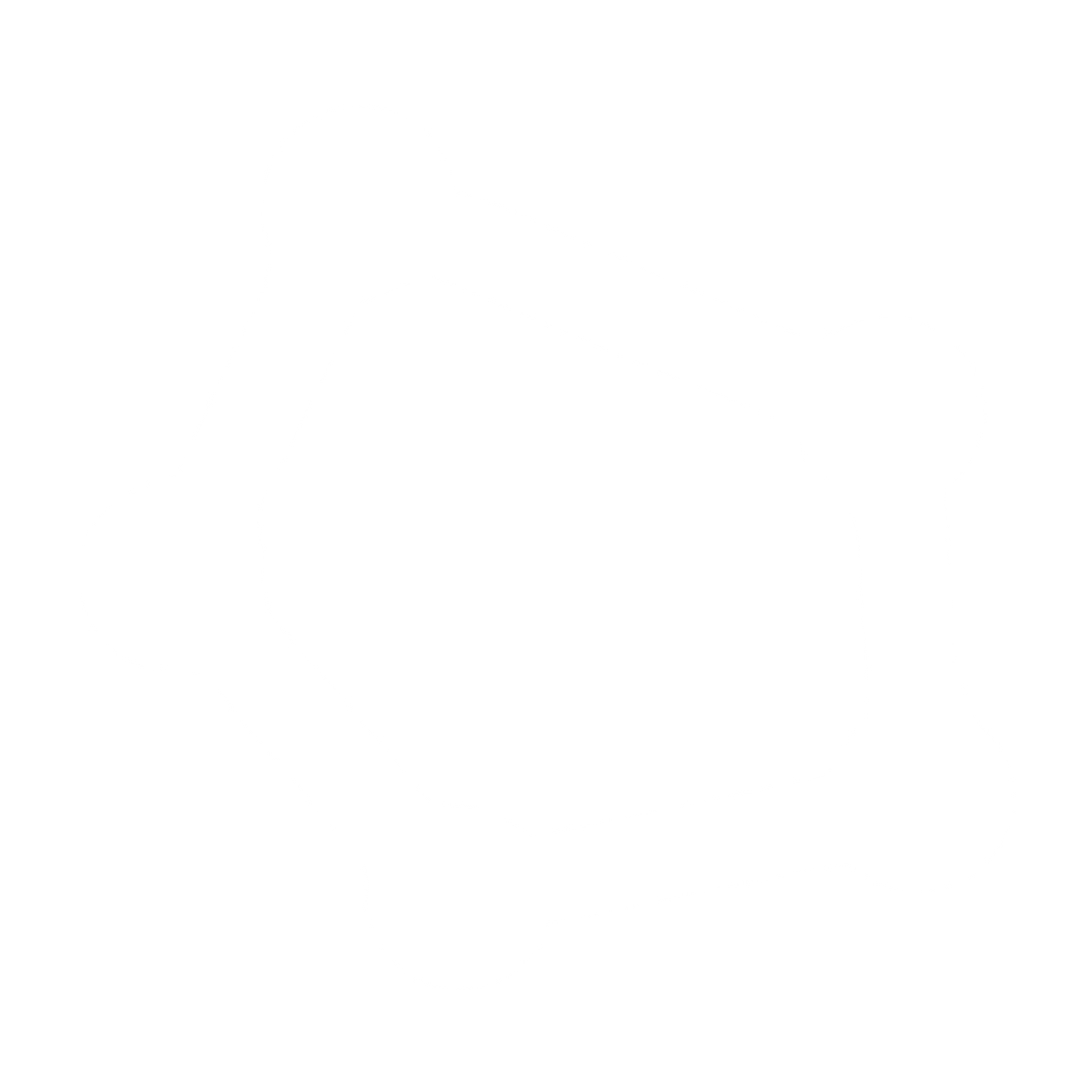 Pentagon Node Connection Logo #ffffff