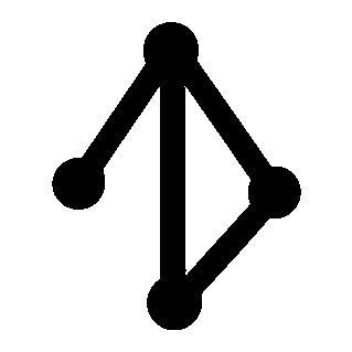 Monoline Constellation Node Logo
