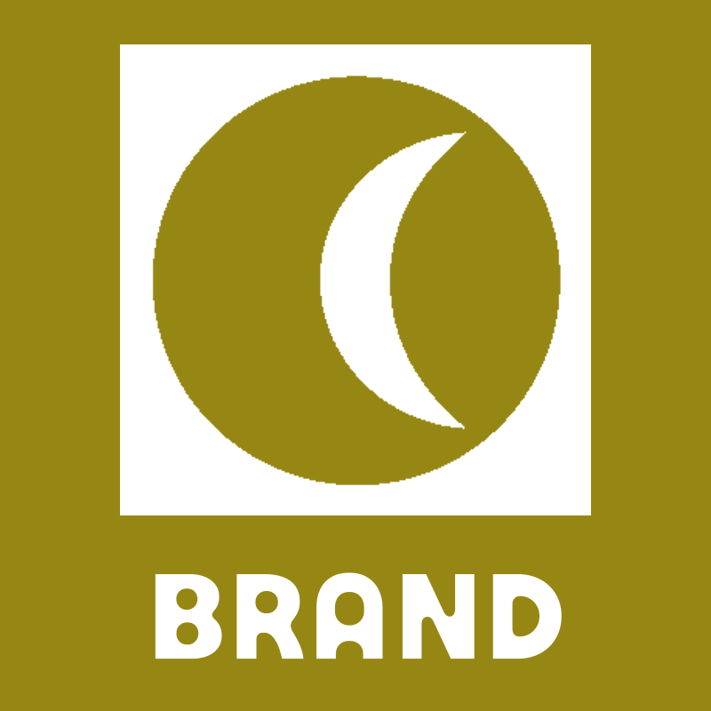 Crescent Moon Negative Space Logo preview