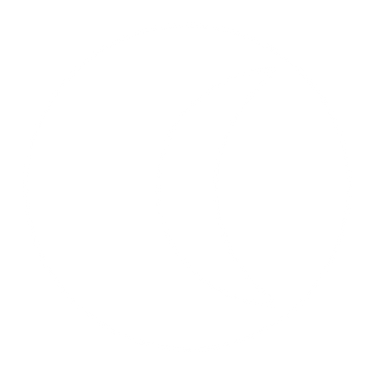 Crescent Moon Negative Space Logo #ffffff