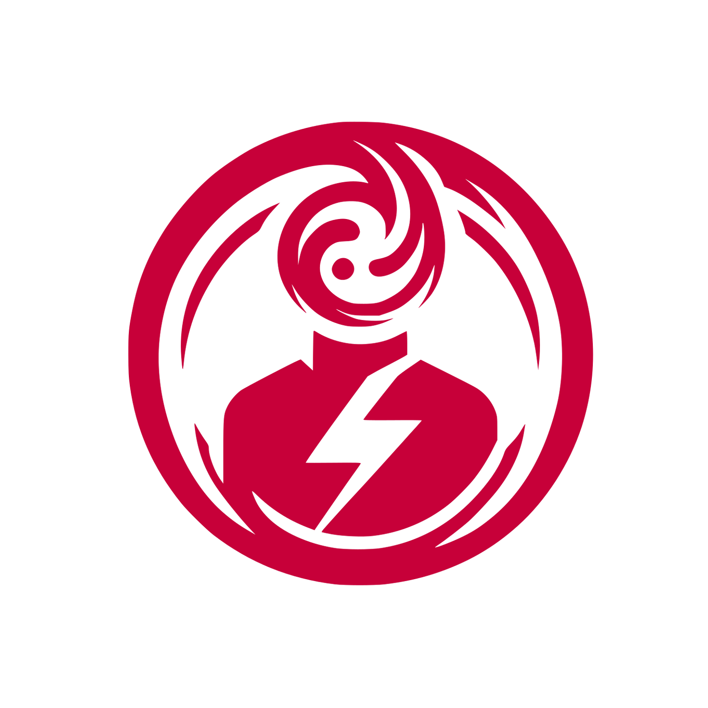 Swirl Flash Logo #C70039
