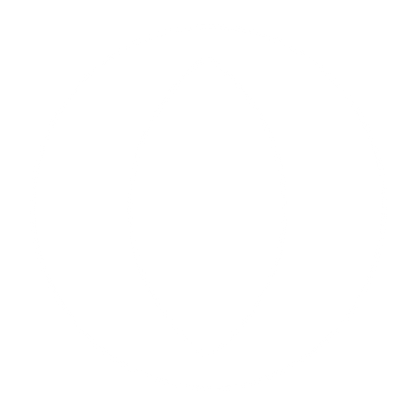 Negative Space Eye Circle Logo #ffffff