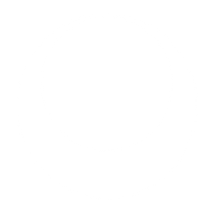 Crescent Moon Negative Space Logo #ffffff