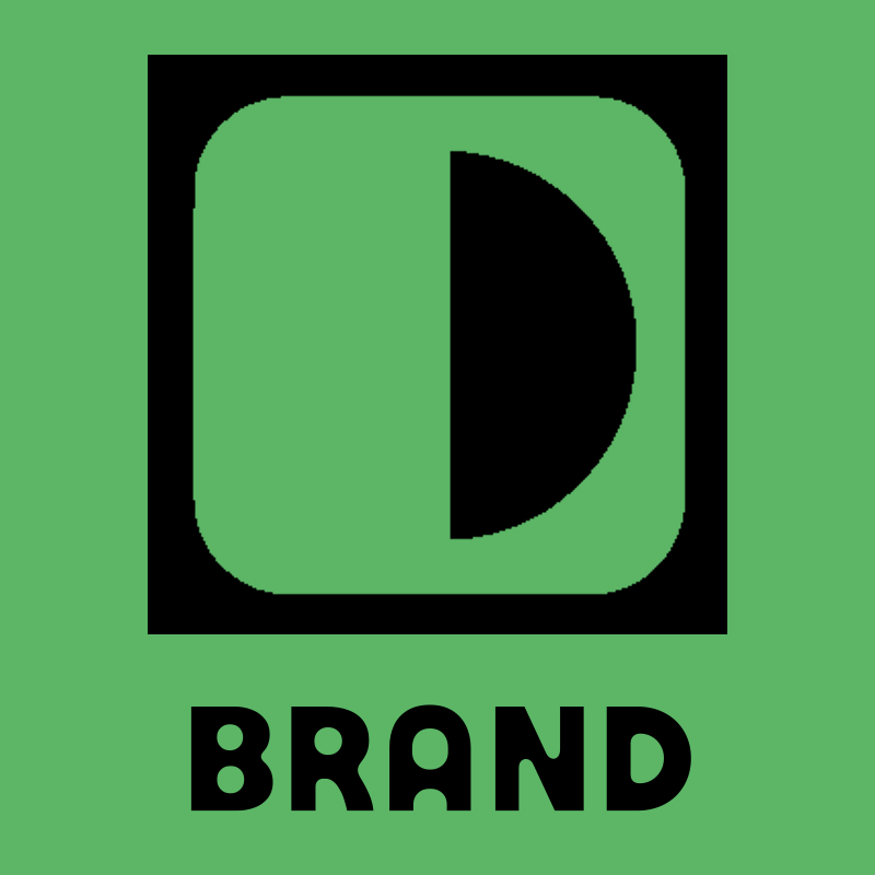 Letter D Moon Logo preview