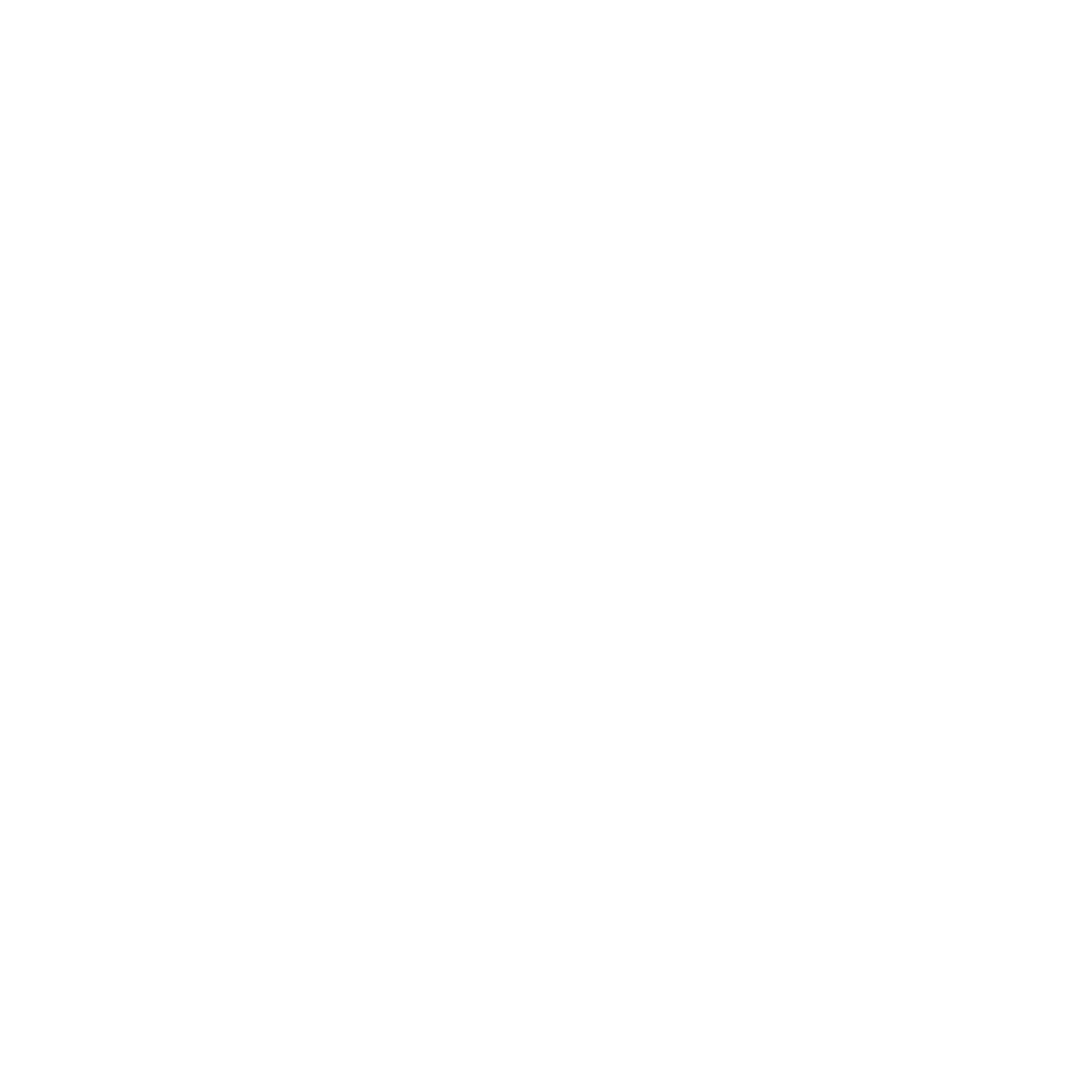 Asterisk Star Logo #ffffff