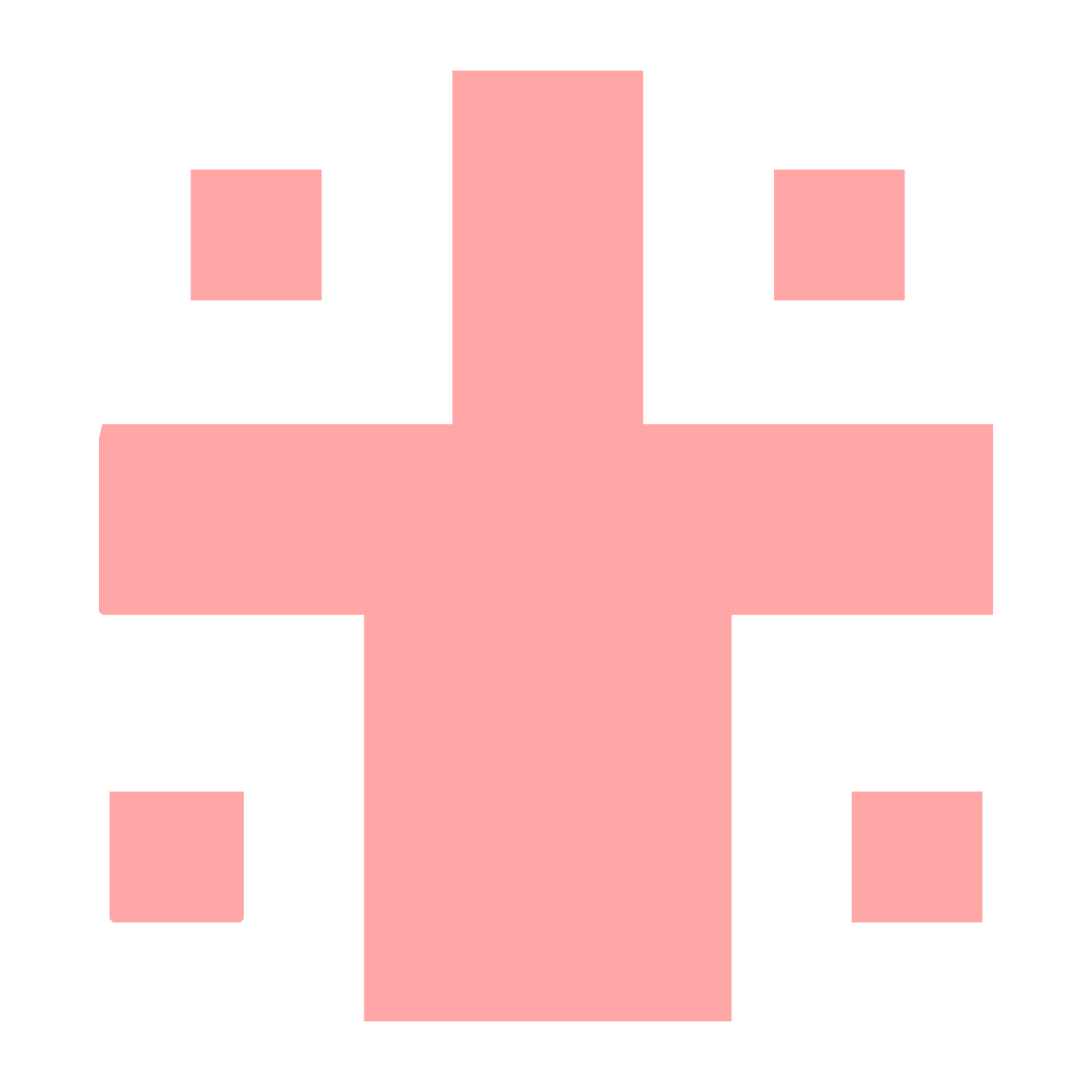 Tarot Star Cross Logo #ffa6a6